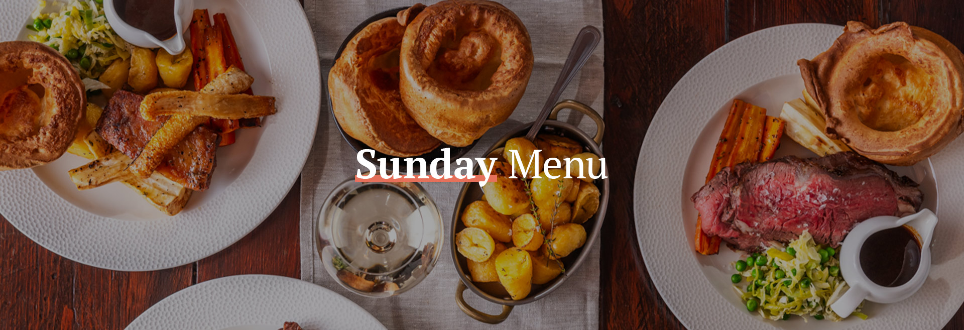 Sunday Menu at The Eagle